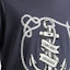 Details for Emporio Armani Navy Blue Letter Embroidery Crew Neck T-Shirt. 6D1T6S-1J7FZ-09U6