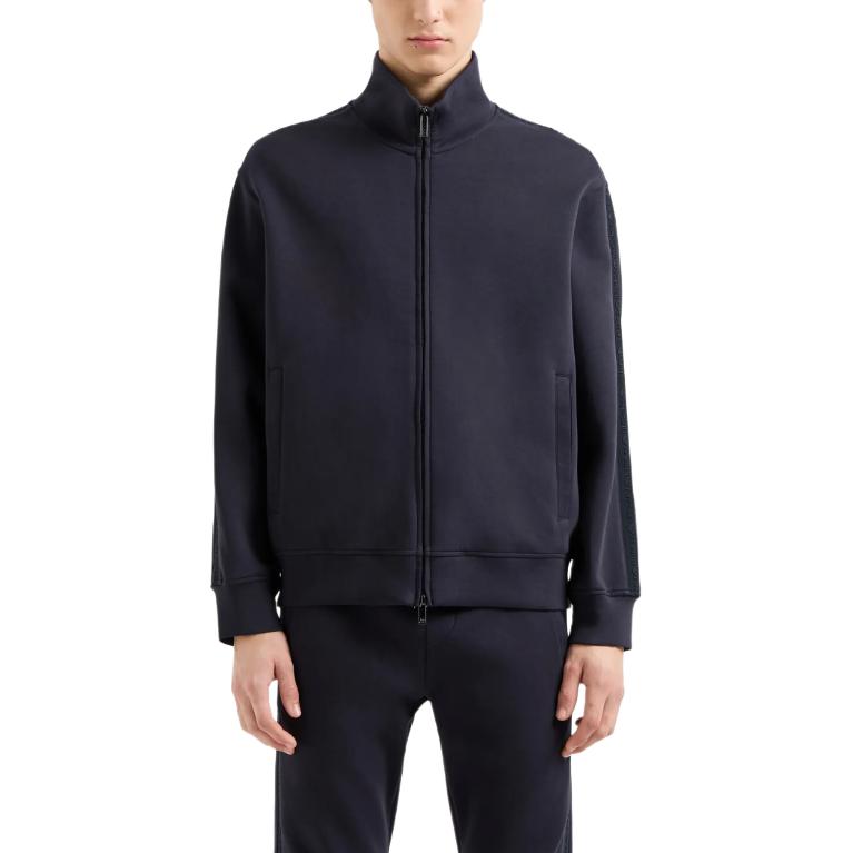 Lookbook エンポリオ・アルマーニ ネイビーブルー ロゴ刺繍 長袖ジャケット. 6D1MA8-1JHSZ-0920