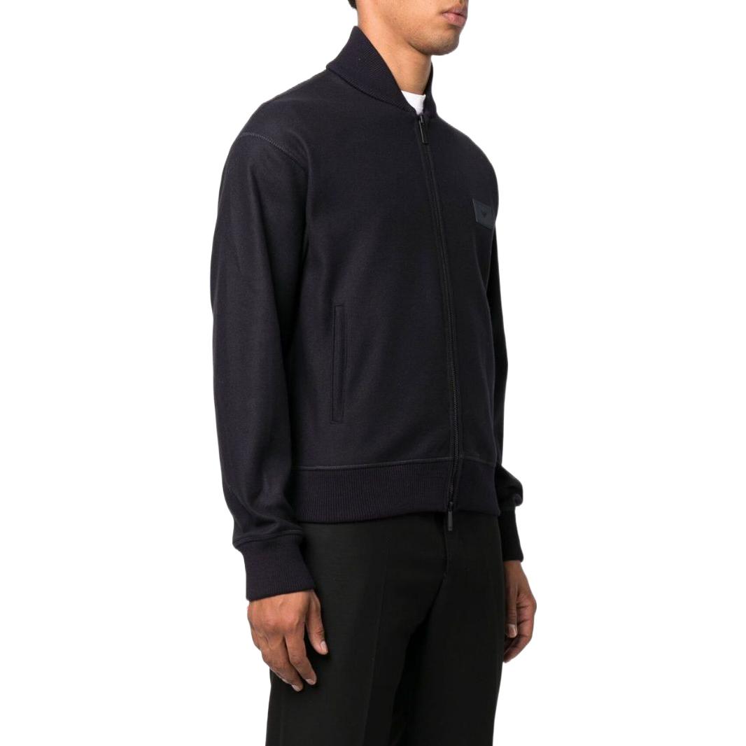 Purchase Emporio Armani Jaket Cetakan Biru Navy Zip Penuh 6L1B6Q-1JS4Z-0920