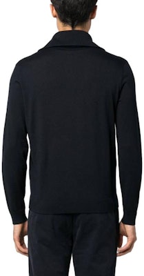 EMPORIO ARMANI Sweater Rajut Navy Blue dengan Logo Bordir. 6R1MXF-1MNFZ-F904 Shop EMPORIO ARMANI Sweater Rajut Navy Blue dengan Logo Bordir. 6R1MXF-1MNFZ-F904