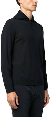 EMPORIO ARMANI Sweater Rajut Navy Blue dengan Logo Bordir. 6R1MXF-1MNFZ-F904 Purchase EMPORIO ARMANI Sweater Rajut Navy Blue dengan Logo Bordir. 6R1MXF-1MNFZ-F904