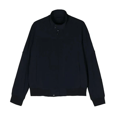 Emporio Armani Navy Blue Slim Fit Stand Collar Jacket 3D1BH5-1NPQZ-999