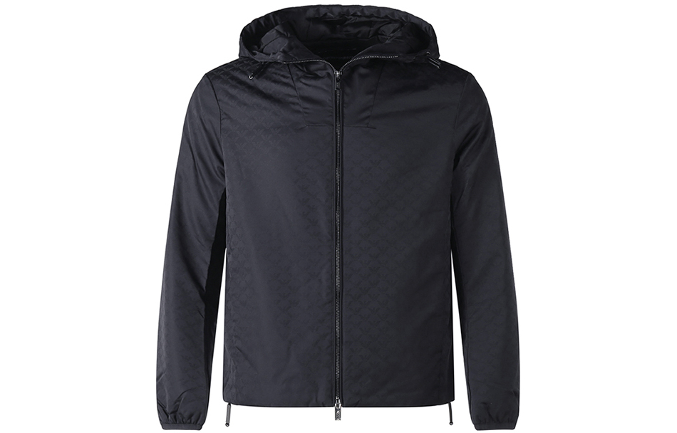 EMPORIO ARMANI  Navy Blue Solid Casual Long Sleeve Jacket FW22. 8N1BN4-1NHQZ-F995