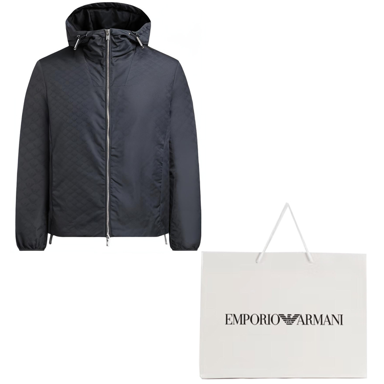 EMPORIO ARMANI  Navy Blue Solid Casual Long Sleeve Jacket FW22. 8N1BN4-1NHQZ-F995 圖 9