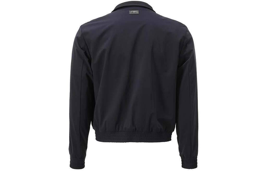 Lookbook EMPORIO ARMANI 海军蓝纯色拉链休闲长袖夹克 I1R290-I1064-922