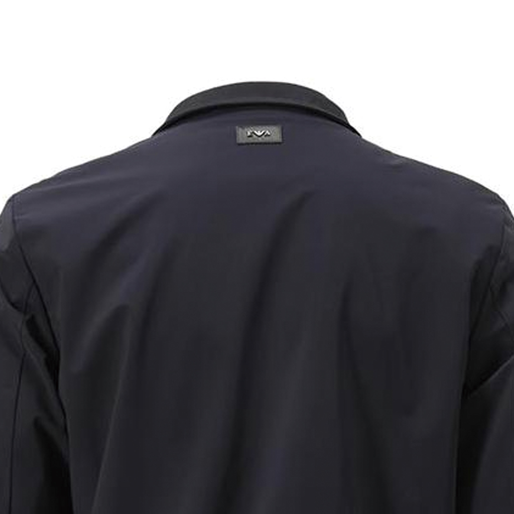 Cheap EMPORIO ARMANI 海军蓝纯色拉链休闲长袖夹克 I1R290-I1064-922