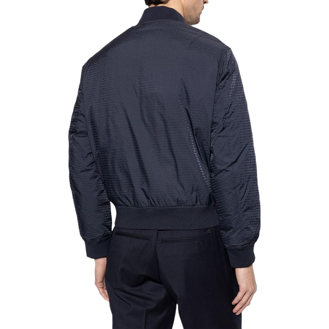 EMPORIO ARMANI  Navy Blue Zip-Up Long Sleeve Jacket SS25 EM001285-AF15384-UB118 圖 6