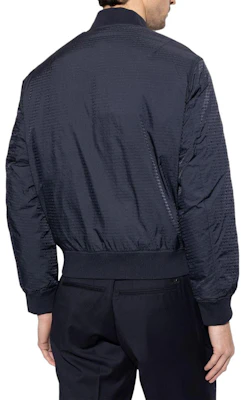 EMPORIO ARMANI Jaket Biru Tua Zip-Up Lengan Panjang SS25 EM001285-AF15384-UB118 Details for EMPORIO ARMANI Jaket Biru Tua Zip-Up Lengan Panjang SS25 EM001285-AF15384-UB118
