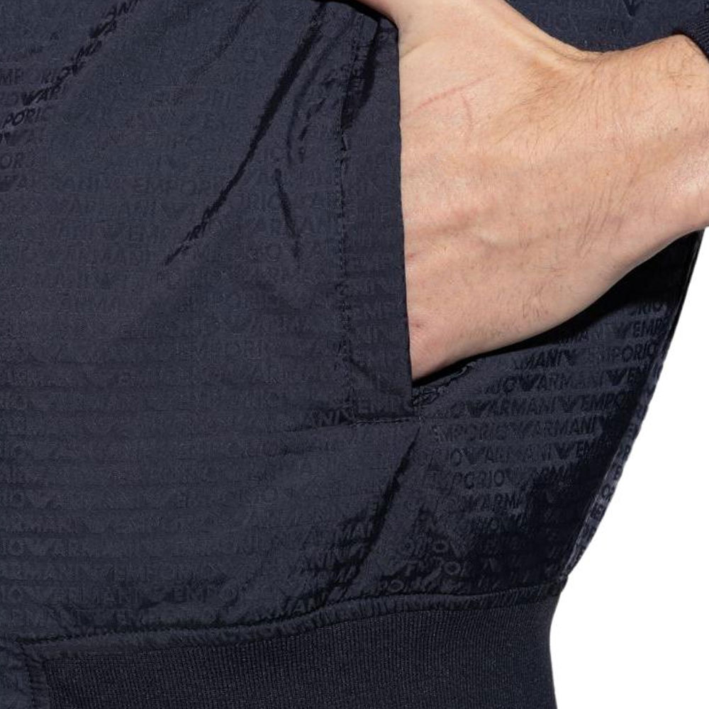 EMPORIO ARMANI  Navy Blue Zip-Up Long Sleeve Jacket SS25 EM001285-AF15384-UB118 圖 7