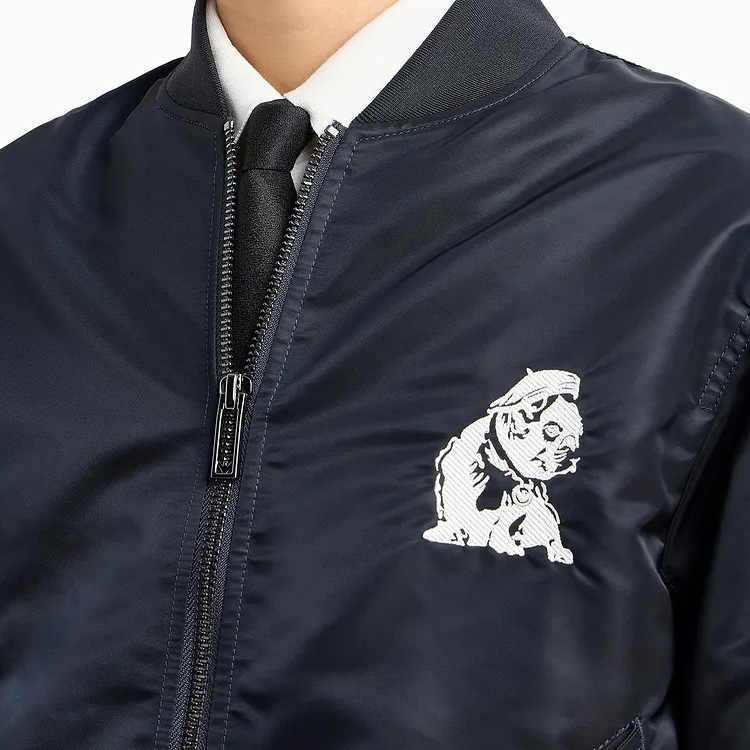 EMPORIO ARMANI  Navy Embroidered Animal Design Zip Jacket. 6D1B62-1NJWZ-10920 圖 7