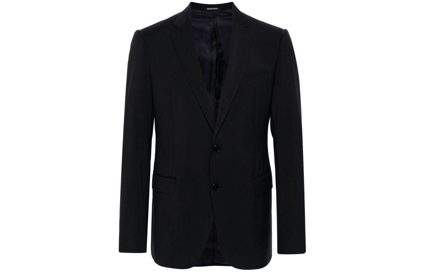 Emporio Armani  Navy Slim-Fit Single-Breasted Casual Blazer SS24. E31GME-01504-922