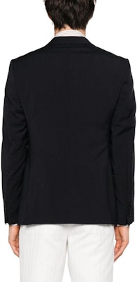 Emporio Armani 海军蓝修身单排扣休闲西装外套 SS24。 E31GME-01504-922 Shop Emporio Armani 海军蓝修身单排扣休闲西装外套 SS24。 E31GME-01504-922