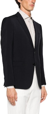 Emporio Armani 海军蓝修身单排扣休闲西装外套 SS24。 E31GME-01504-922 Purchase Emporio Armani 海军蓝修身单排扣休闲西装外套 SS24。 E31GME-01504-922