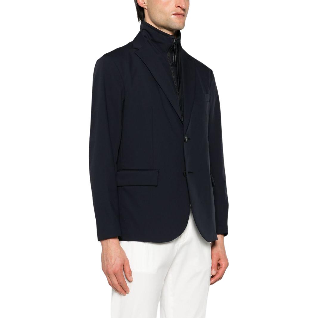 Purchase Emporio Armani 海军蓝修身单排扣西装外套 SS24 EM0000-46AF1-0061