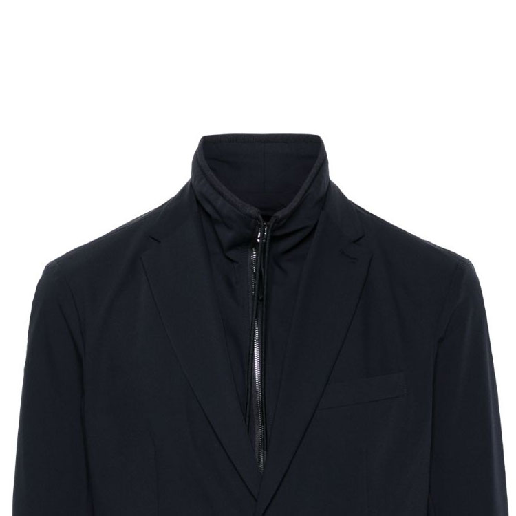 Sizing Emporio Armani 海军蓝修身单排扣西装外套 SS24 EM0000-46AF1-0061