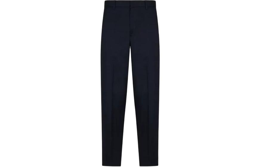 Order EMPORIO ARMANI 海军蓝修身腰带拉链休闲裤。 3D1PE1-1NQTZ-0920