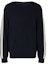 Buy Emporio Armani Navy Striped Knit Long Sleeve Sweater. 6R1MXC1-MNCZ1-0920