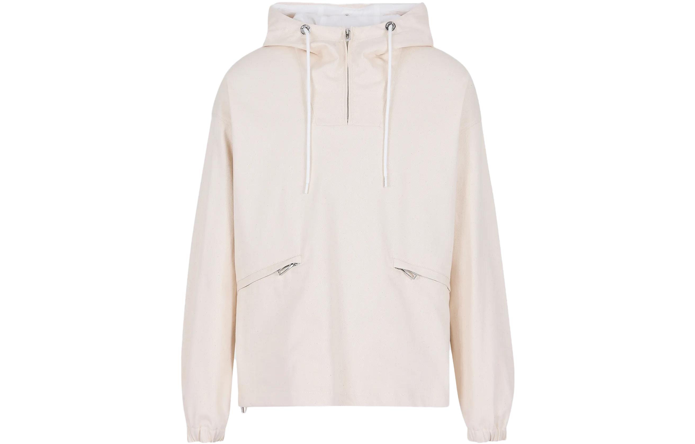 EMPORIO ARMANI  Off-White Solid Loose Hoodie Sweater. 3R1BR21-K04Z1-0133 圖 2