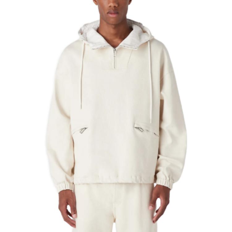 EMPORIO ARMANI  Off-White Solid Loose Hoodie Sweater. 3R1BR21-K04Z1-0133 圖 3