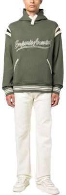 Emporio Armani 橄欖綠連帽印花標誌長袖上衣 6R1MG1-1JWPZ-0645 Lookbook Emporio Armani 橄欖綠連帽印花標誌長袖上衣 6R1MG1-1JWPZ-0645