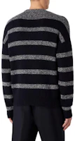 Cheap Emporio Armani 寬版老鷹圖紋拼接針織毛衣 6R1MXR-1MMCZ-1F1F7