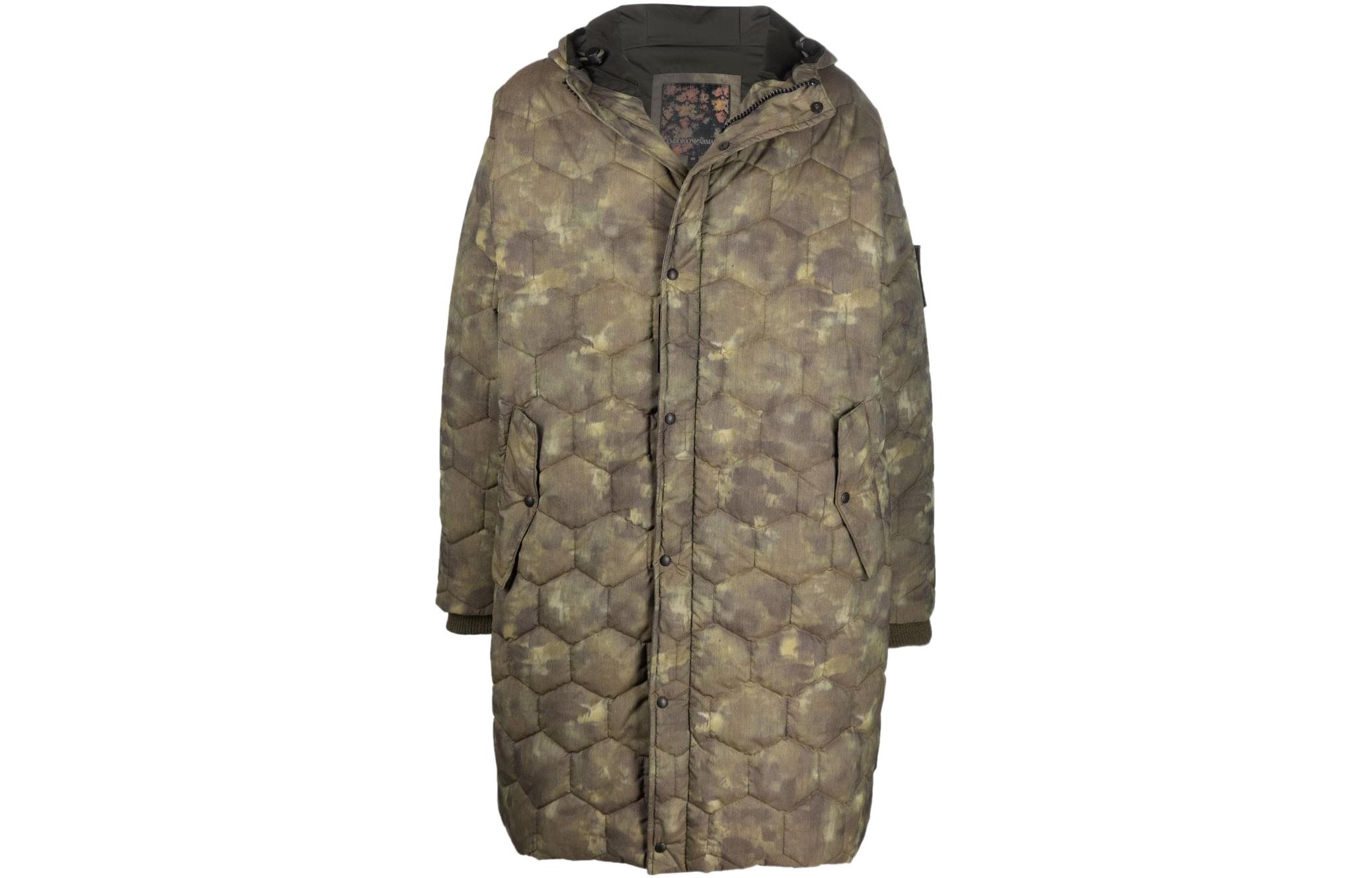 Emporio Armani  Padded Hooded Coat Army Green 6K1LA5-1N3HZ-F535