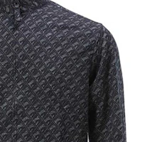 Details for EMPORIO ARMANI 經典海軍藍全版印花長袖休閒襯衫 I1SM9L-I11F2-042