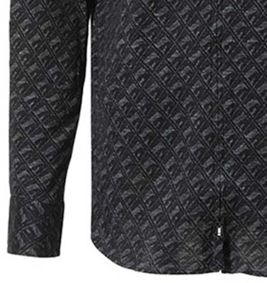 EMPORIO ARMANI Patterned Full-Print Casual Long-Sleeve Shirt - Navy. I1SM9L-I11F2-042 Sizing EMPORIO ARMANI Patterned Full-Print Casual Long-Sleeve Shirt - Navy. I1SM9L-I11F2-042