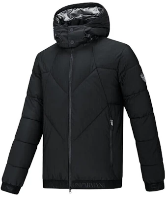 Emporio Armani 极简纯棉夹克 - 黑色 6KPB34-PN4BZ-1200 Shop Emporio Armani 极简纯棉夹克 - 黑色 6KPB34-PN4BZ-1200