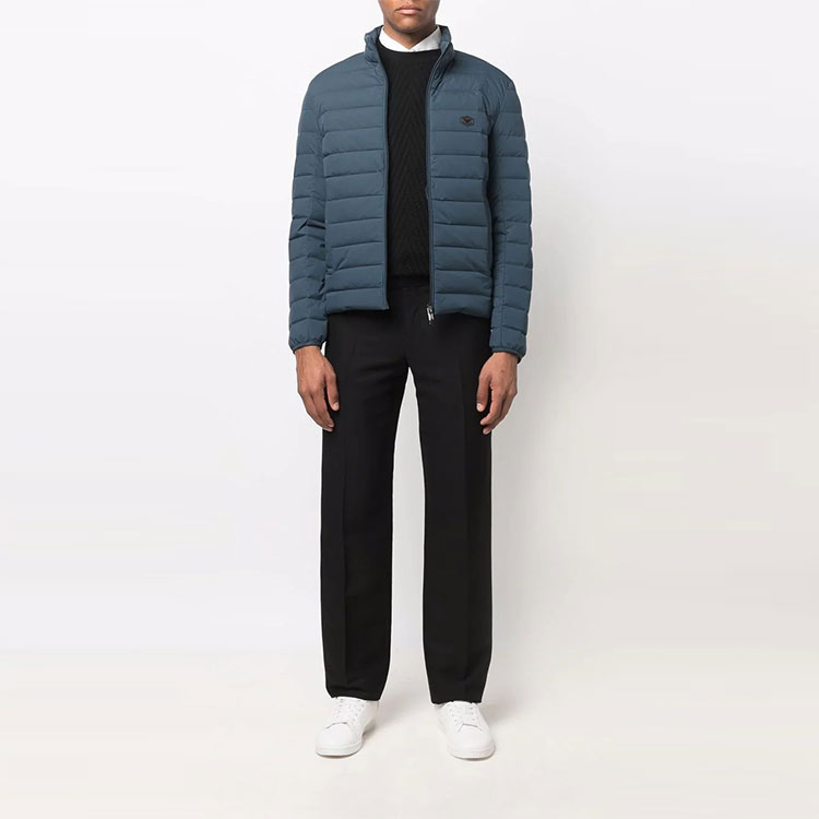 Lookbook EMPORIO ARMANI Quilted Puffer Jacket Biru SS22 8N1BQ2-1NLRZ-0948