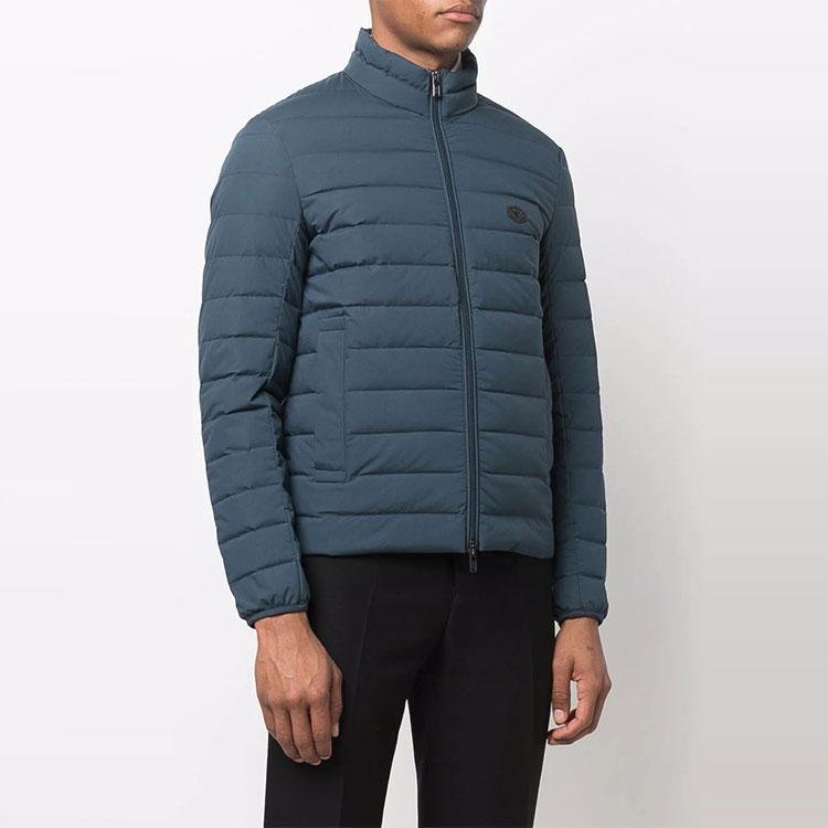 Purchase EMPORIO ARMANI Quilted Puffer Jacket Biru SS22 8N1BQ2-1NLRZ-0948