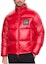 Order EMPORIO ARMANI Jaket Puff Leher Tinggi Zip Sulaman Merah. 8NZBP2-ZNYNZ-14AQ