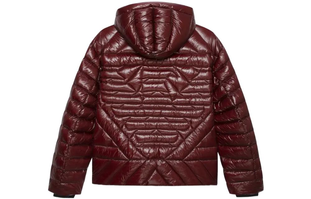 Lookbook エンポリオ アルマーニ レッドフード付きパファージャケット FW22 秋冬 長袖デザイン 6L1BN7-1NPDZ-0397