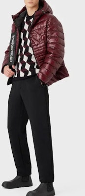 エンポリオ アルマーニ レッドフード付きパファージャケット FW22 秋冬 長袖デザイン 6L1BN7-1NPDZ-0397 Details for エンポリオ アルマーニ レッドフード付きパファージャケット FW22 秋冬 長袖デザイン 6L1BN7-1NPDZ-0397