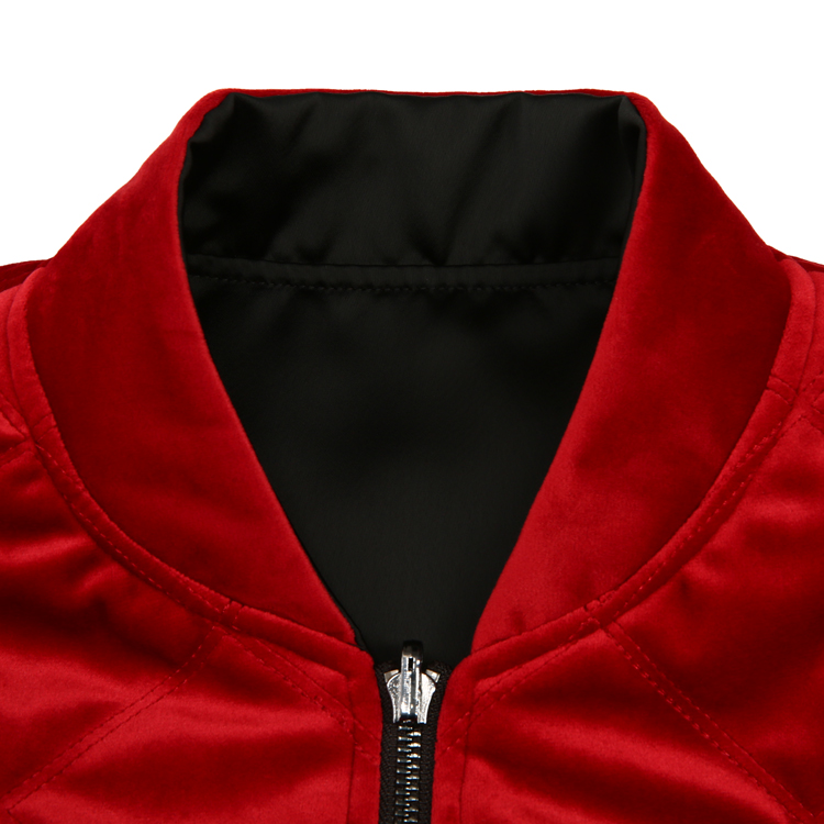 EMPORIO ARMANI  Red Logo Zip-Up Baseball Collar Cotton Jacket. 3H1B8E-1NGLZ-0361 圖 4
