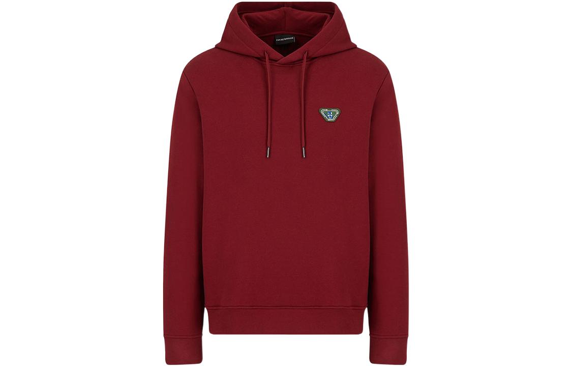 Buy Emporio Armani  Red Pullover Hoodie Long Sleeve Sweatshirt 6K1ML51-JWXZ1-0208