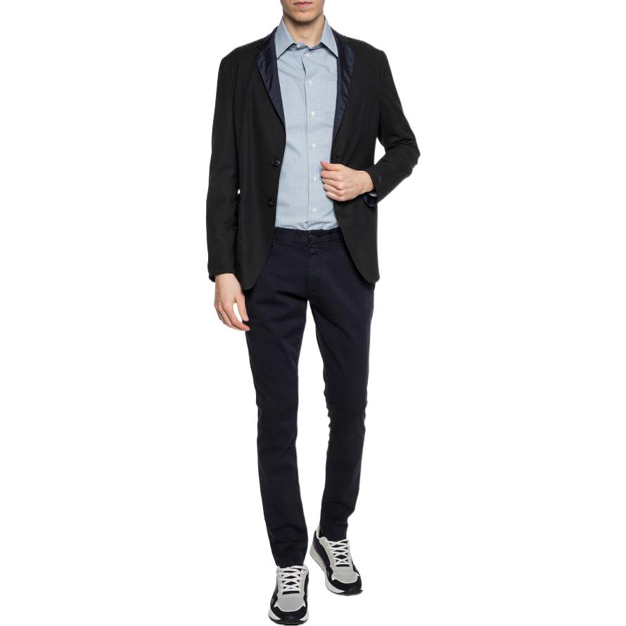 Emporio Armani  Reversible Black Solid Long Sleeve Blazer Jacket 21G74S-21573-999 圖 3