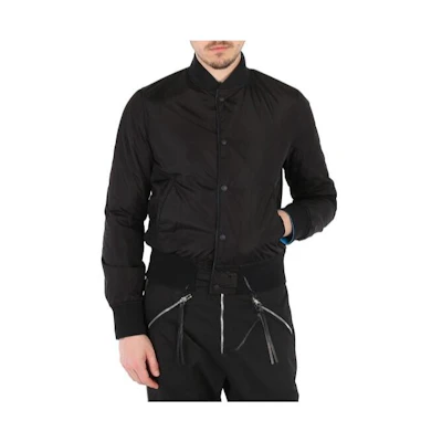 Emporio Armani Reversible Logo Print Jacket Black 21R310-21004-999