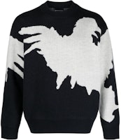 Emporio Armani Ribbed Knit Crewneck Sweater in Navy Blue. 6R1MXV-1MMEZ-0920 Emporio Armani Ribbed Knit Crewneck Sweater in Navy Blue. 6R1MXV-1MMEZ-0920