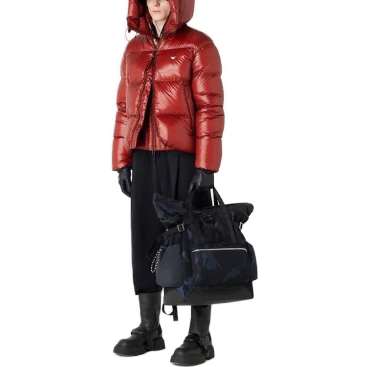 Lookbook Emporio Armani 鏽色修身連帽長袖羽絨外套 6R1B791-NKZZ1-0454