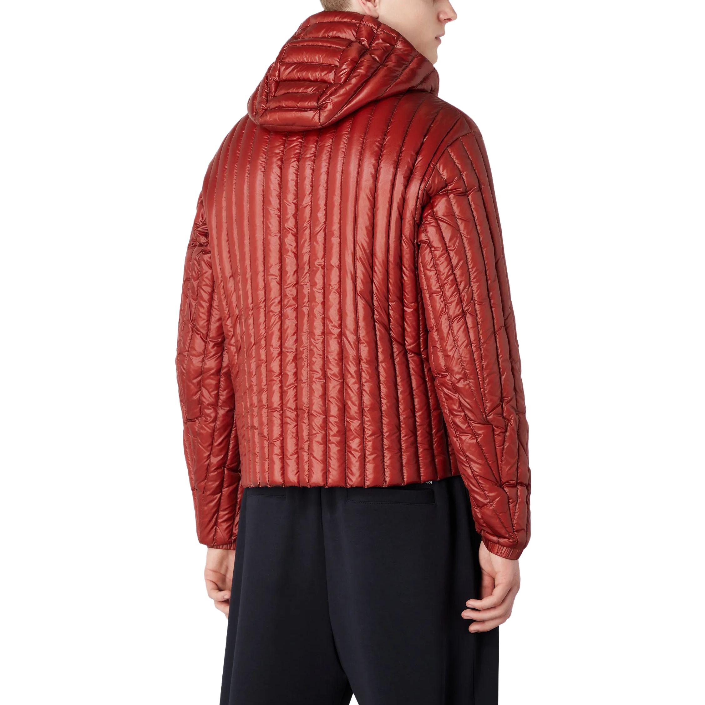Purchase Emporio Armani 鏽色修身連帽長袖羽絨外套 6R1B791-NKZZ1-0454