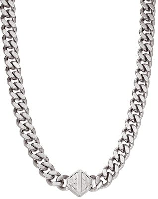 Emporio Armani Silver Geometric Steel Necklace. EGS3131040 Order Emporio Armani Silver Geometric Steel Necklace. EGS3131040