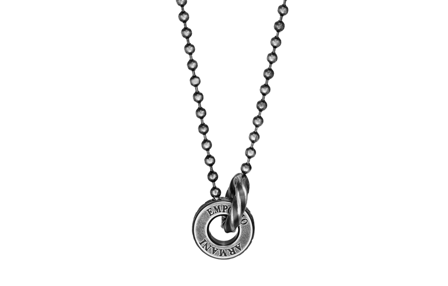 Emporio Armani  Silver Stainless Steel Necklace - Qixi Limited Edition. EGS3027040