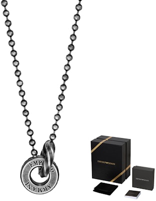 Emporio Armani Rantai Keluli Tahan Karat Perak - Edisi Terhad Qixi. EGS3027040 Details for Emporio Armani Rantai Keluli Tahan Karat Perak - Edisi Terhad Qixi. EGS3027040