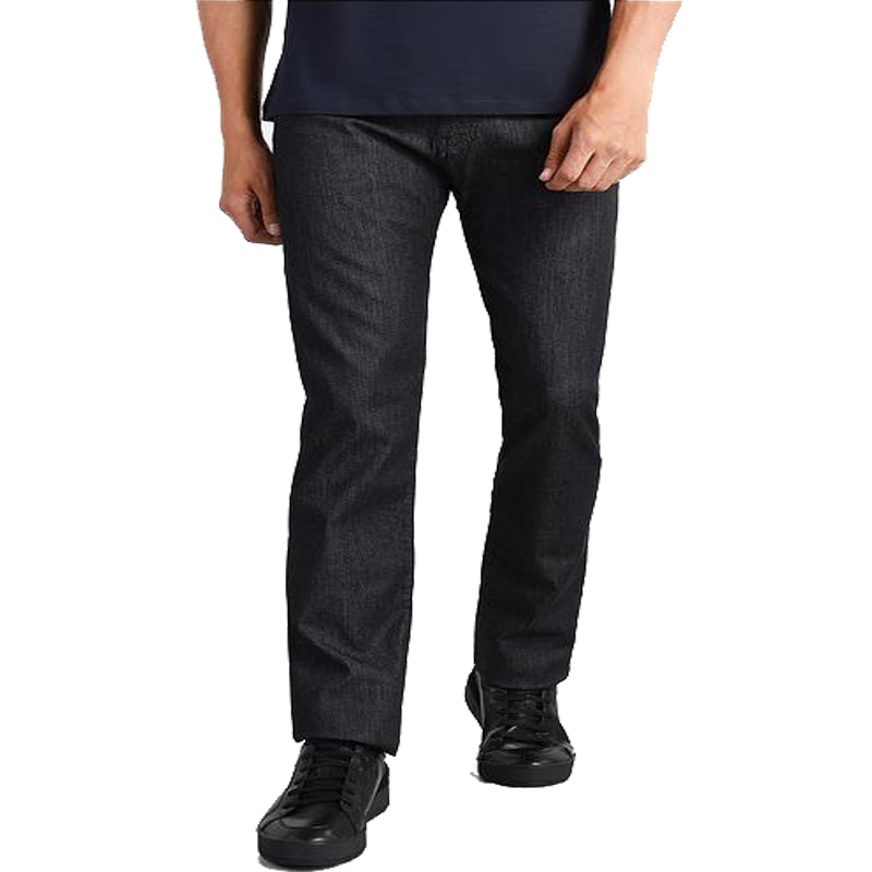 Shop Emporio Armani Slim Fit Jeans Hitam SS22. 8N1J45-1D85Z-0005