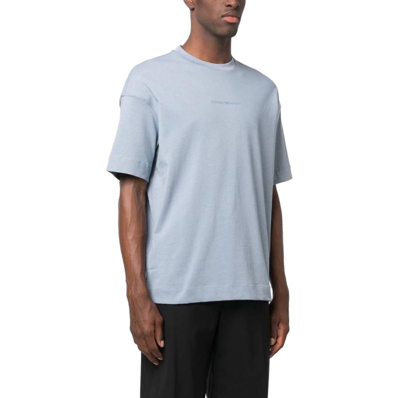 EMPORIO ARMANI  Slim Fit Crew Neck T-Shirt Light Blue 3R1TV7-1JWZZ-0738 圖 5