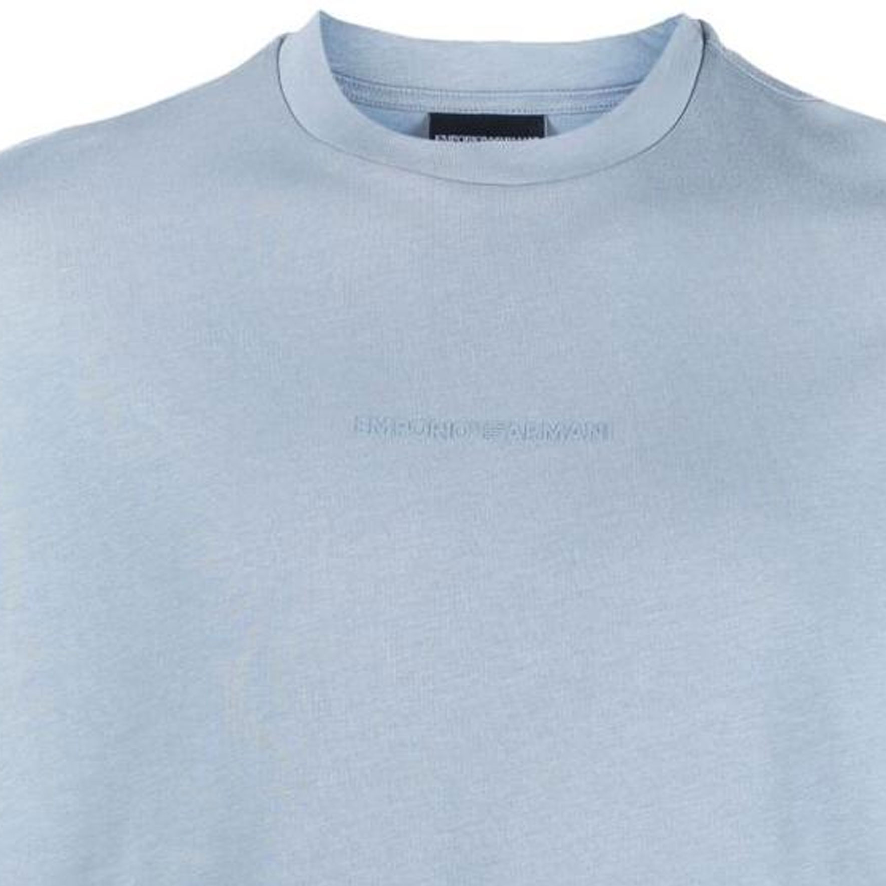 EMPORIO ARMANI  Slim Fit Crew Neck T-Shirt Light Blue 3R1TV7-1JWZZ-0738 圖 6