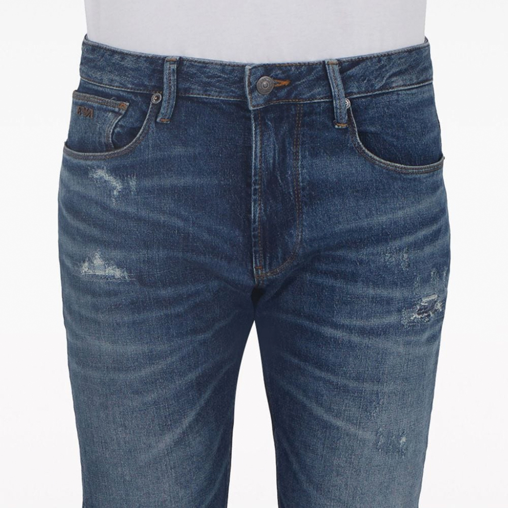 Lookbook Emporio Armani 修身低腰破洞牛仔褲 深靛藍 SS24 3D1J06-1D06Z-0942