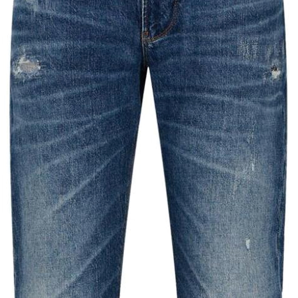 Details for Emporio Armani 修身低腰破洞牛仔褲 深靛藍 SS24 3D1J06-1D06Z-0942