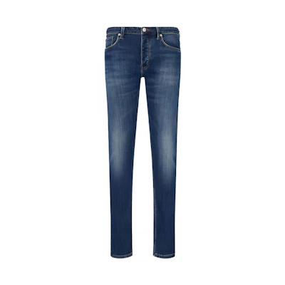 Emporio Armani Slim Fit Distressed Pocket Jeans - Blue 3R1J75-1D0DZ-0942